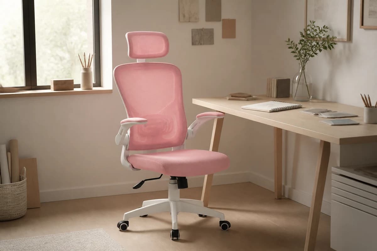 Ergonomic task chair in a modern office